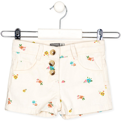 Abbigliamento Unisex bambino Shorts / Bermuda Losan 216-9010AL Bianco