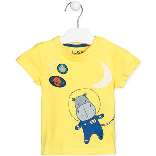 Abbigliamento Unisex bambino T-shirt maniche corte Losan 217-1002AL Giallo