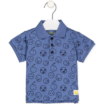 Abbigliamento Unisex bambino Polo maniche corte Losan 217-1031AL Blu