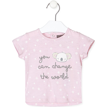 Abbigliamento Unisex bambino T-shirt maniche corte Losan 218-1012AL Rosa