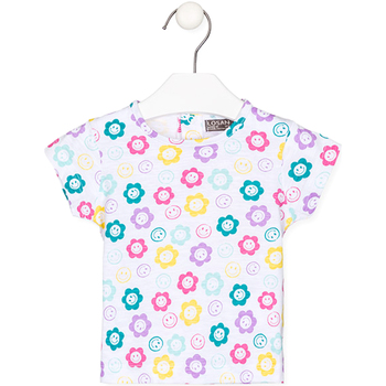 Abbigliamento Unisex bambino T-shirt maniche corte Losan 218-1017AL Bianco