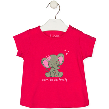 Abbigliamento Unisex bambino T-shirt maniche corte Losan 218-1300AL Rosa