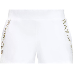 Abbigliamento Donna Shorts / Bermuda Ea7 Emporio Armani 3LTS54 TJCQZ Bianco