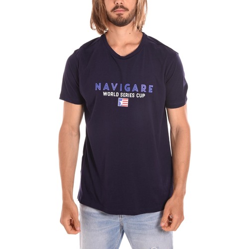 Abbigliamento Uomo T-shirt & Polo Navigare NVSS223119 Blu