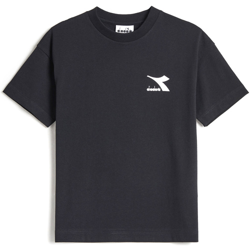 Abbigliamento Unisex bambino T-shirt maniche corte Diadora 102178265 Nero