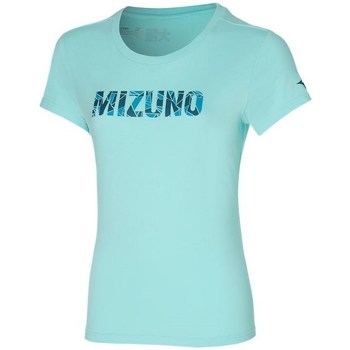 Abbigliamento Donna T-shirt maniche corte Mizuno Athletic Tee Celeste