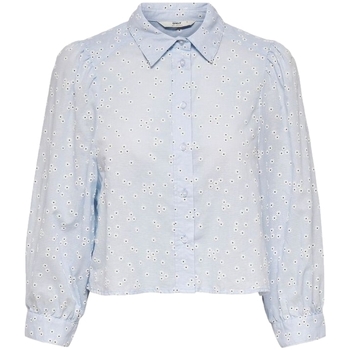 Abbigliamento Donna Top / Blusa Only Shirt Tilde 7/8 - Cashmere Blue Blu