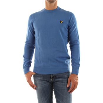 Abbigliamento Uomo Maglioni Lyle & Scott KN821V CREW NECK-W58 SPRING BLUE Blu