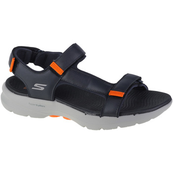 Scarpe Uomo Sandali sport Skechers Go Walk 6 Sandal Blu