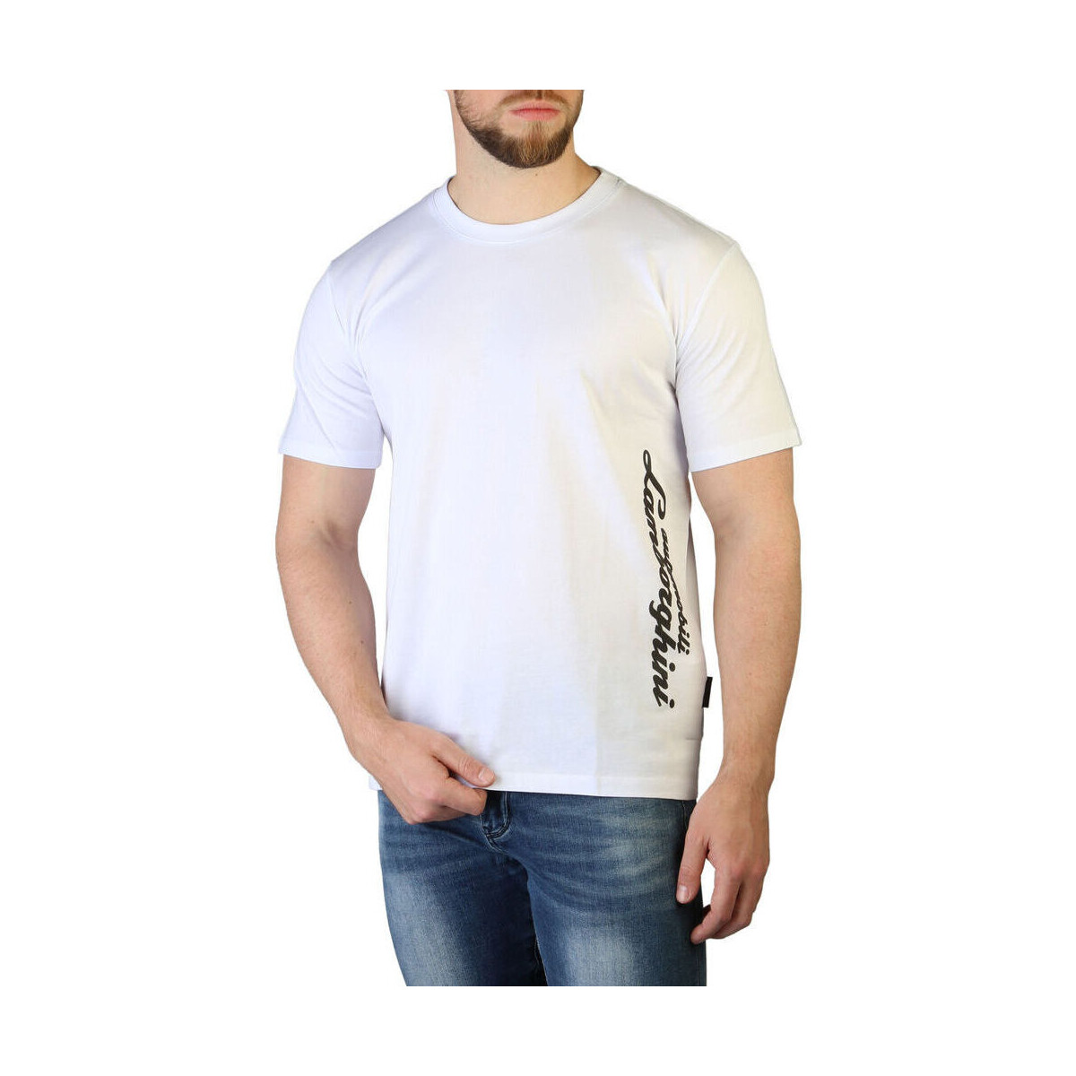 Abbigliamento Uomo T-shirt maniche corte Lamborghini - b3xvb7b5 Bianco