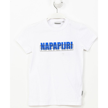 Abbigliamento Bambino T-shirt maniche corte Napapijri GA4EQC-002 Bianco