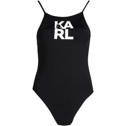 Abbigliamento Donna Costume / Bermuda da spiaggia Karl Lagerfeld KL22WOP01 | Printed Logo Nero