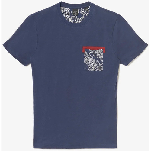 Abbigliamento Uomo T-shirt & Polo Le Temps des Cerises T-shirt BAXTER Blu