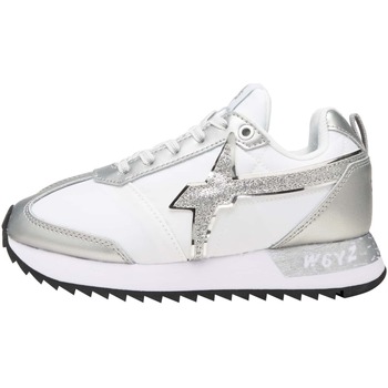 Scarpe Bambina Sneakers W6yz Sneaker con dettaglio glitter bianco