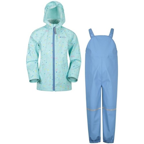 Abbigliamento Unisex bambino Giubbotti Mountain Warehouse Raindrop Blu