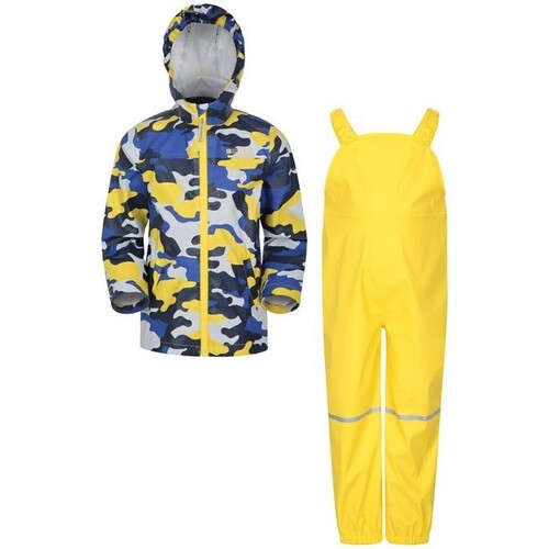 Abbigliamento Unisex bambino Giubbotti Mountain Warehouse Raindrop Multicolore