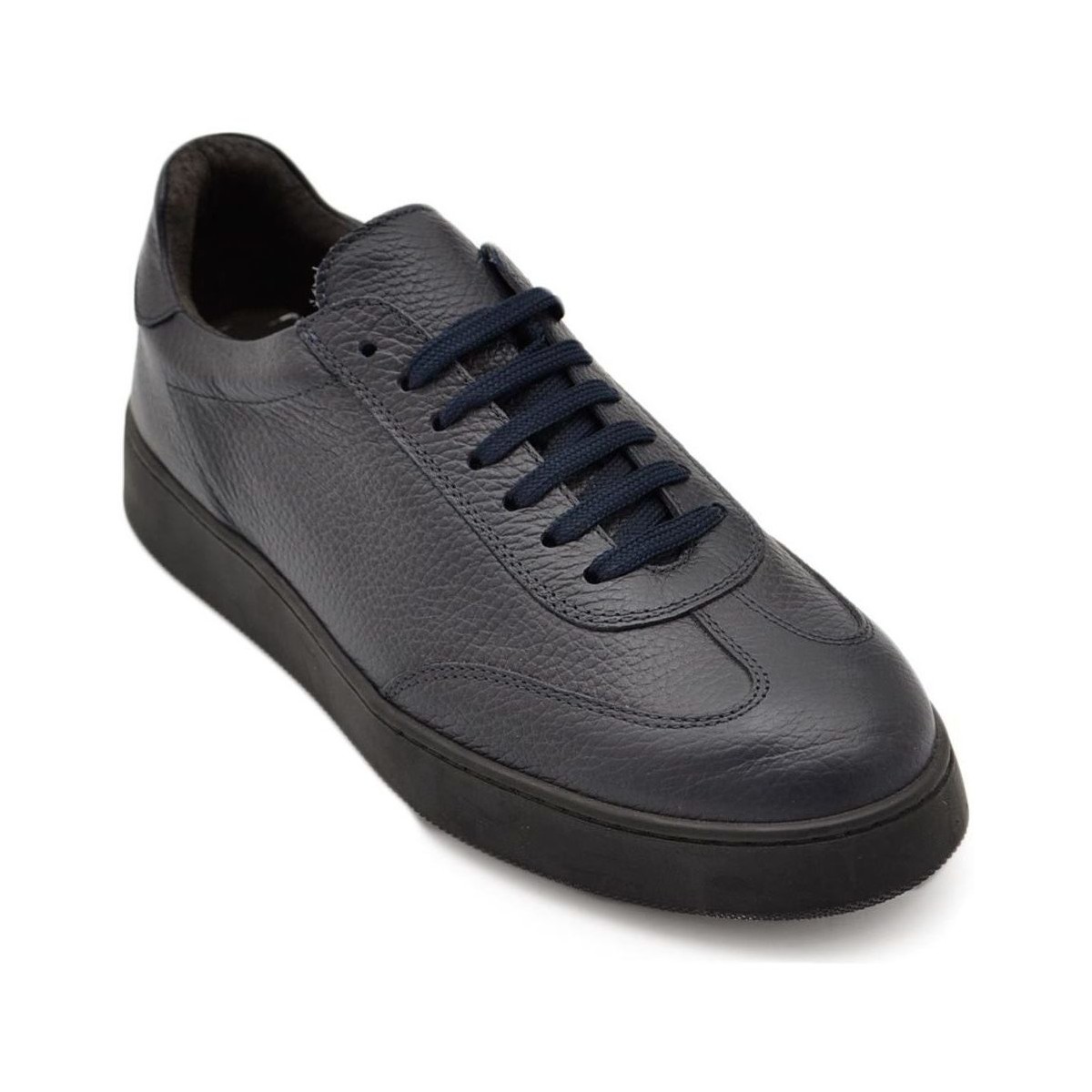 Scarpe Uomo Sneakers basse Malu Shoes Sneakers bassa uomo classico sportivo comfort in vera pelle bot Blu
