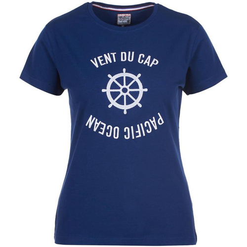 Abbigliamento Donna T-shirt maniche corte Vent Du Cap T-shirt manches courtes femme ACHERYL Marine