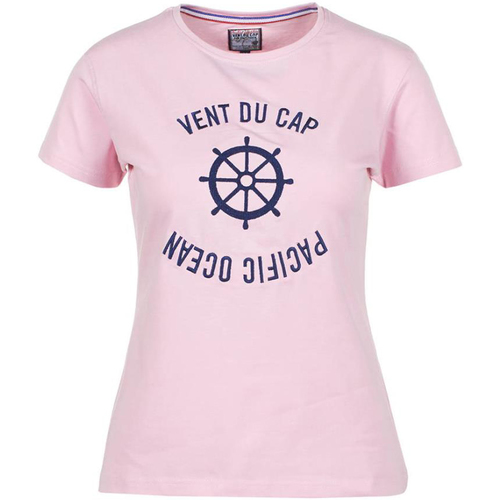 Abbigliamento Donna T-shirt maniche corte Vent Du Cap T-shirt manches courtes femme ACHERYL Rosa