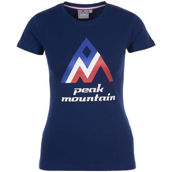 Abbigliamento Donna T-shirt maniche corte Peak Mountain T-shirt manches courtes femme ACIMES Marine