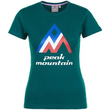 Abbigliamento Donna T-shirt maniche corte Peak Mountain T-shirt manches courtes femme ACIMES Verde