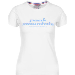 Abbigliamento Donna T-shirt maniche corte Peak Mountain T-shirt manches courtes femme ACOSMO Bianco