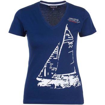 Abbigliamento Donna T-shirt maniche corte Vent Du Cap T-shirt manches courtes femme ADRIO Marine