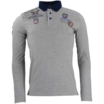 Harry Kayn Polo manches longues homme CEGAM Grigio