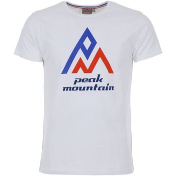 Abbigliamento Uomo T-shirt maniche corte Peak Mountain T-shirt manches courtes homme CIMES Bianco