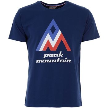 Abbigliamento Uomo T-shirt maniche corte Peak Mountain T-shirt manches courtes homme CIMES Marine