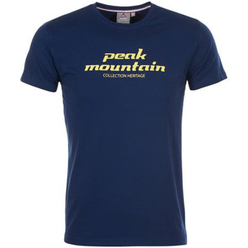 Abbigliamento Uomo T-shirt maniche corte Peak Mountain T-shirt manches courtes homme COSMO Marine