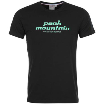 Abbigliamento Uomo T-shirt maniche corte Peak Mountain T-shirt manches courtes homme COSMO Nero