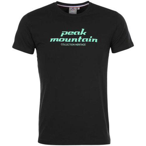 Abbigliamento Uomo T-shirt maniche corte Peak Mountain T-shirt manches courtes homme COSMO Nero