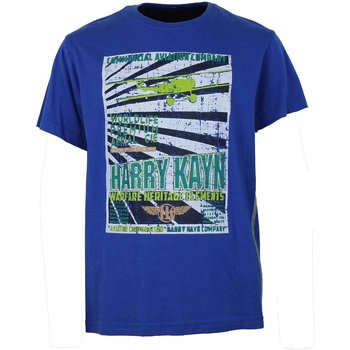 Abbigliamento Bambino T-shirt maniche corte Harry Kayn T-shirt manches courtesgarçon ECEBANUP Blu