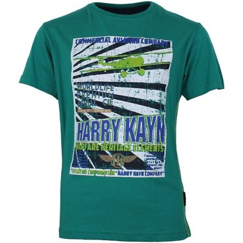 Abbigliamento Bambino T-shirt maniche corte Harry Kayn T-shirt manches courtesgarçon ECEBANUP Verde
