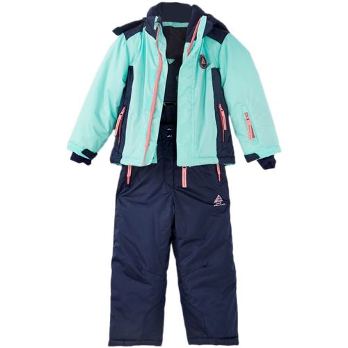 Abbigliamento Bambina Pantaloni Peak Mountain Ensemble de ski fille FANAE Verde