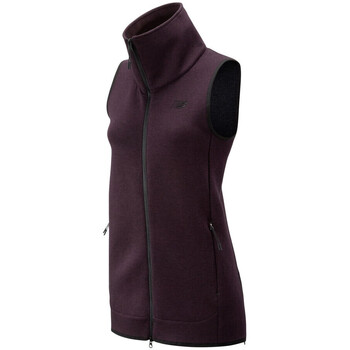 Abbigliamento Donna Gilet / Cardigan New Balance WV73522-BOE Viola