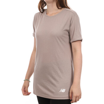 Abbigliamento Donna T-shirt & Polo New Balance WT83542-FWT Beige