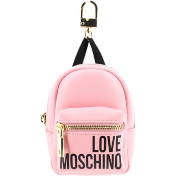 Accessori Donna Ganci porta-borse Love Moschino donna bags charms JC6400PP1ELT0600 Rosa
