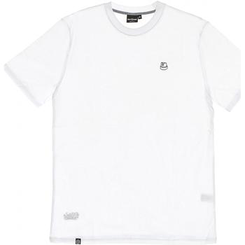 Abbigliamento Uomo T-shirt maniche corte Dolly Noire uomo t-shirt manica corta TS080-TA-02 FAT CAP TEE WHITE Bianco