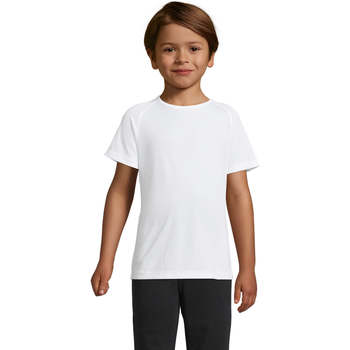 Abbigliamento Unisex bambino T-shirt maniche corte Sols Camiseta niño manga corta Bianco