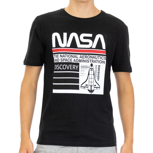 Abbigliamento Uomo T-shirt maniche corte Nasa -NASA57T Nero