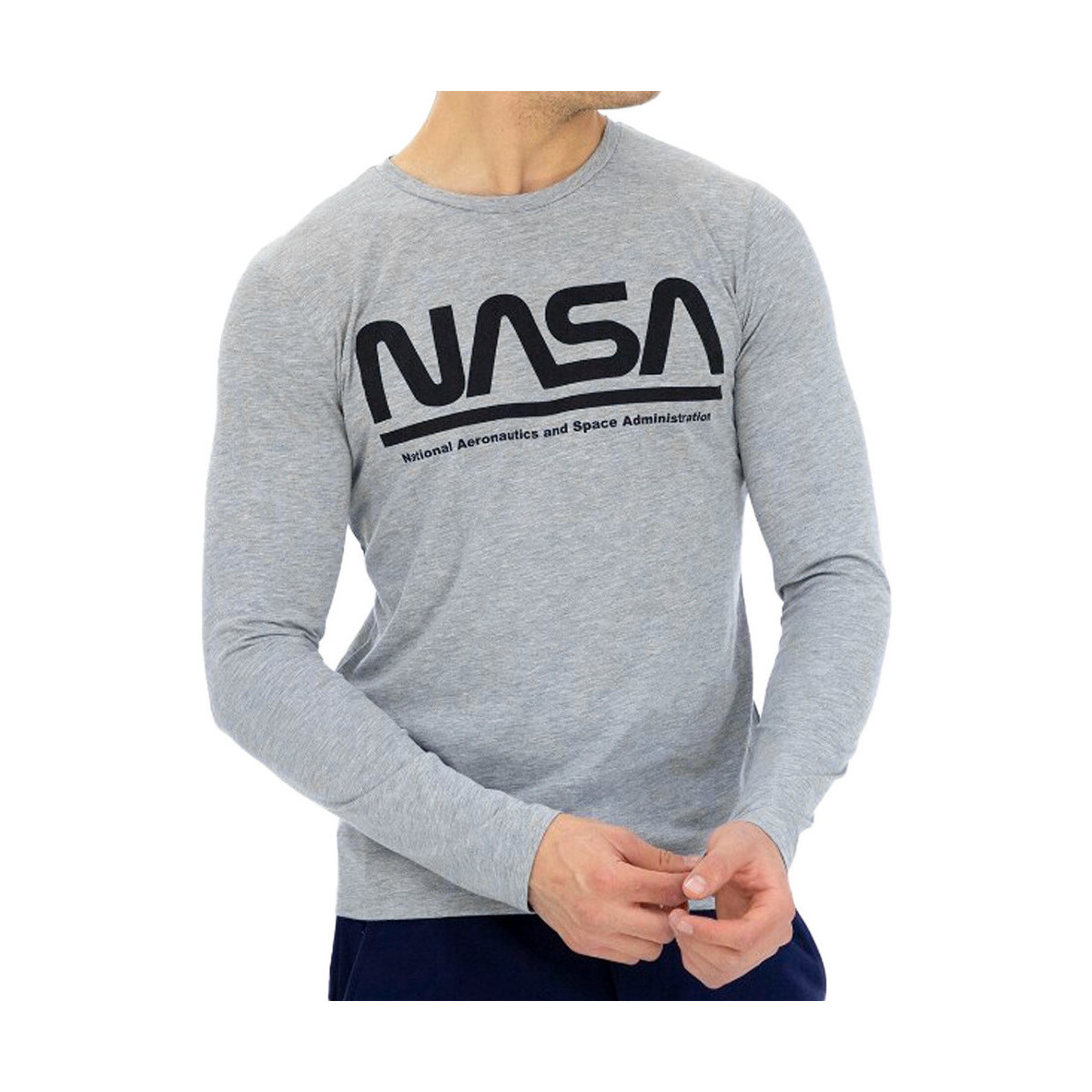Abbigliamento Uomo T-shirt & Polo Nasa -NASA03T Grigio