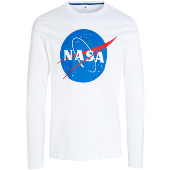 Abbigliamento Uomo T-shirts a maniche lunghe Nasa -NASA10T Bianco