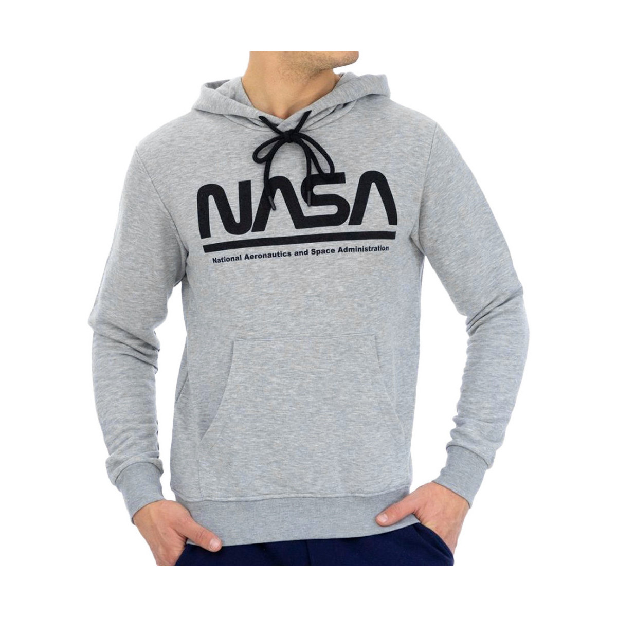 Abbigliamento Uomo Felpe Nasa -NASA05H Grigio