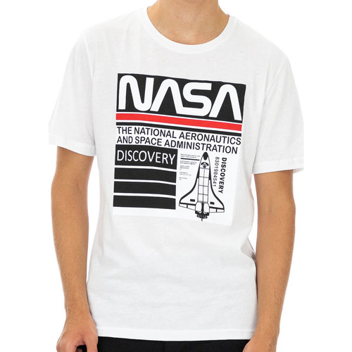 Abbigliamento Uomo T-shirt maniche corte Nasa -NASA57T Bianco
