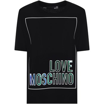 Abbigliamento Donna T-shirt maniche corte Love Moschino W4F153IM3876 Nero