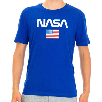 Abbigliamento Uomo T-shirt maniche corte Nasa -NASA40T Blu