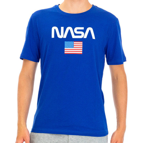 Abbigliamento Uomo T-shirt maniche corte Nasa -NASA40T Blu