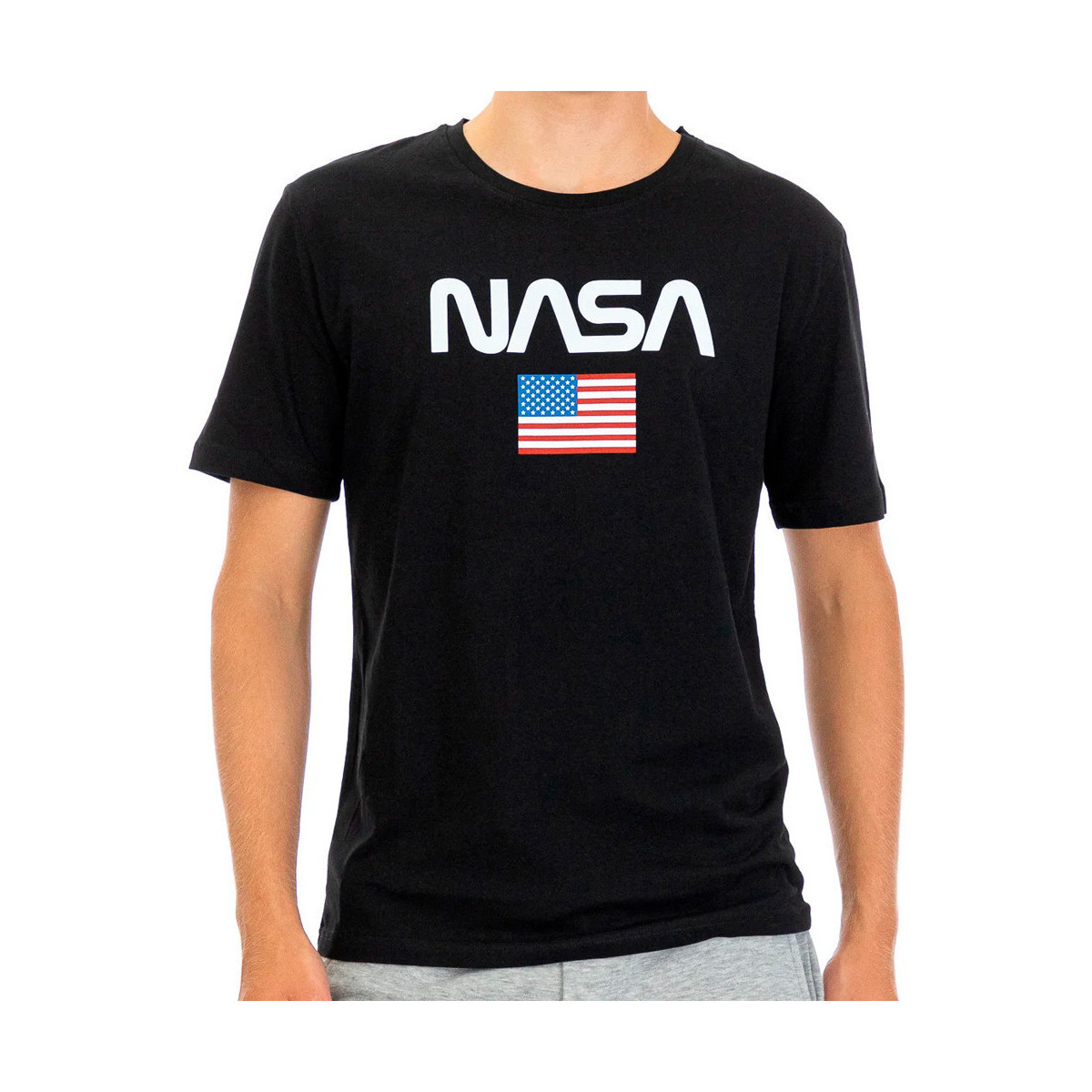 Abbigliamento Uomo T-shirt & Polo Nasa -NASA40T Nero